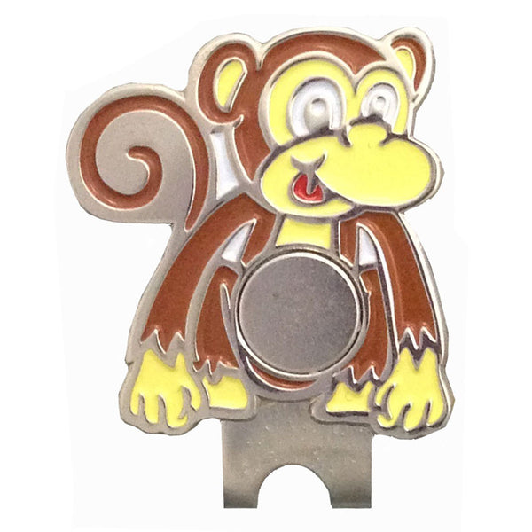 giggle golf magnetic monkey shaped hat clip