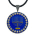 Bling Menorah Golf Ball Marker On A Magnetic Necklace