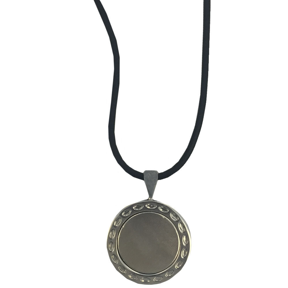 giggle golf ball marker necklace silver magnetic pendant