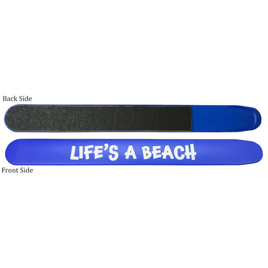 life's a beach blue nail file