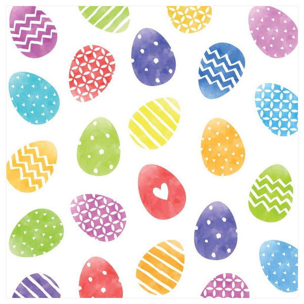 Colorful Easter Eggs Cocktail Napkins
