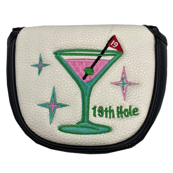 19th hole (pink martini) mallet putter cover