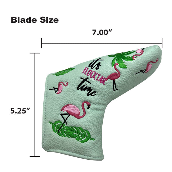 Giggle Golf Flamingos blade putter cover is 7