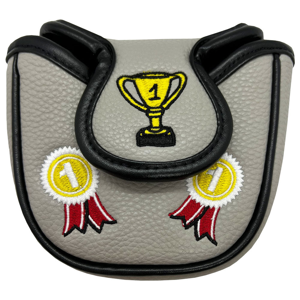 winner winner chicken dinner mallet golf putter cover with magnetic closure