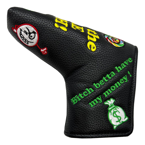 Get In The Hole Bitch Blade Putter Cover With Magnetic Closure - Side 2