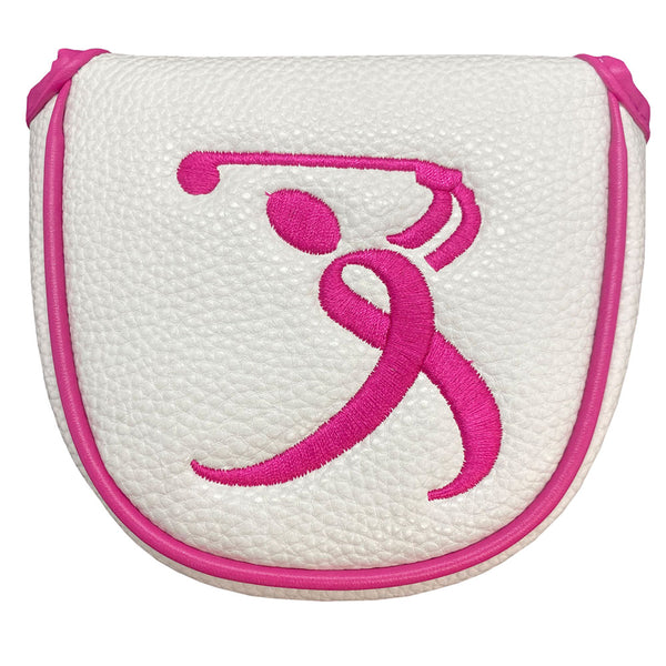 breast cancer awareness golf mallet putter cover