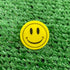 Happy Face Quarter Size Plastic Ball Marker