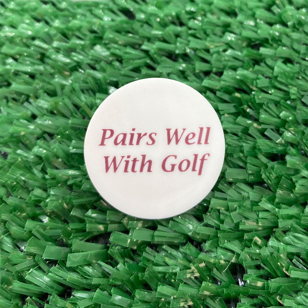 Quarter Size Plastic Golf Ball Marker Packs Giggle Golf