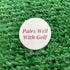 Pairs Well With Golf (wine) Quarter Size Plastic Golf Ball Marker