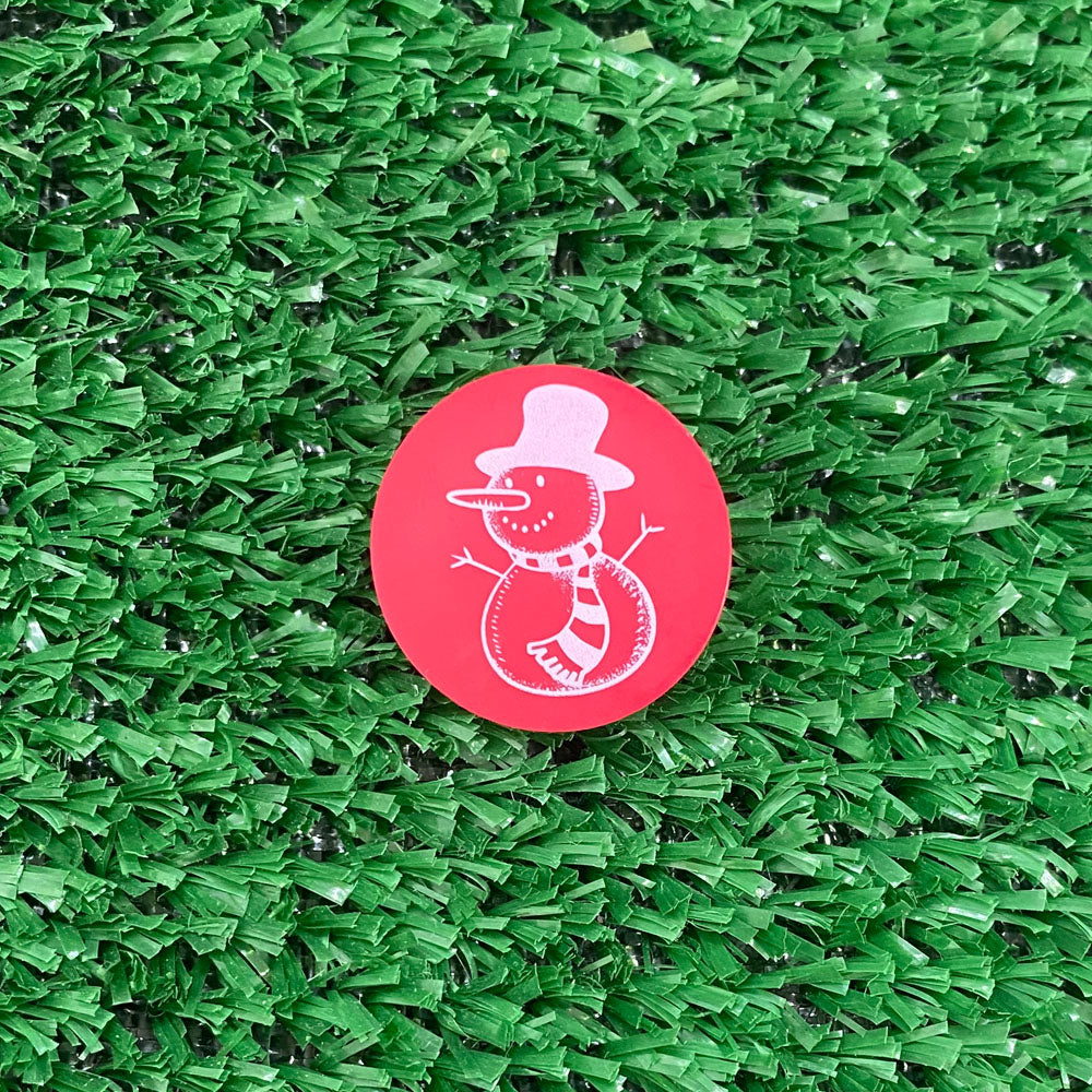 Personalized Quarter Size Plastic Ball Markers