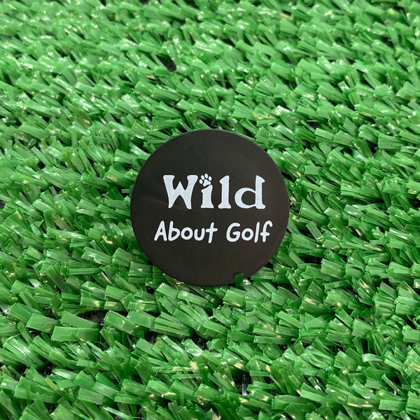 Wild About Golf Quarter Size Plastic Golf Ball Marker