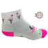 Giggle Golf flamingo sock with bling ball marker and hat clip