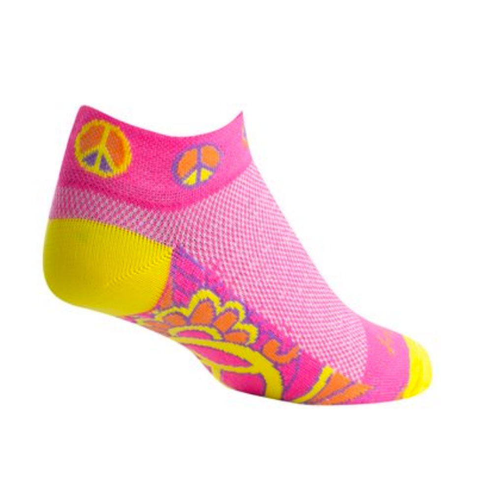 groovy (peace signs) women's golf socks