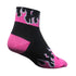 pink flames women's golf socks