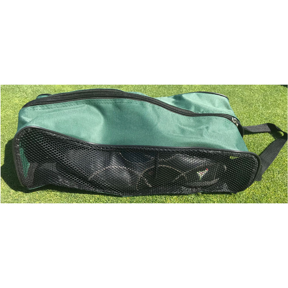 diamond in the rough side mesh golf shoe bag