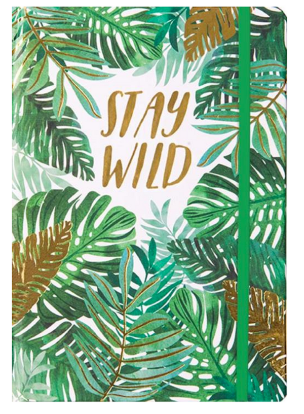 stay wild safari themed journal