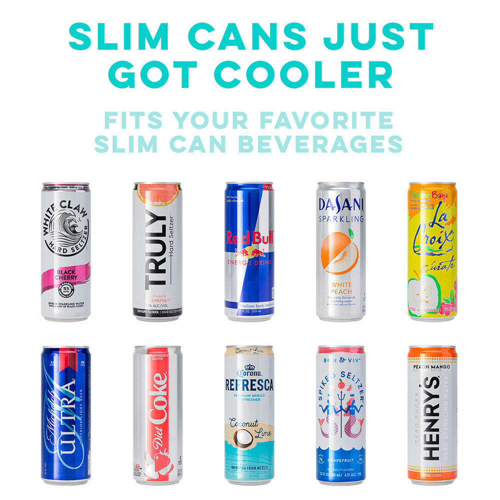 12oz Swig Skinny Can Cooler- Sundance