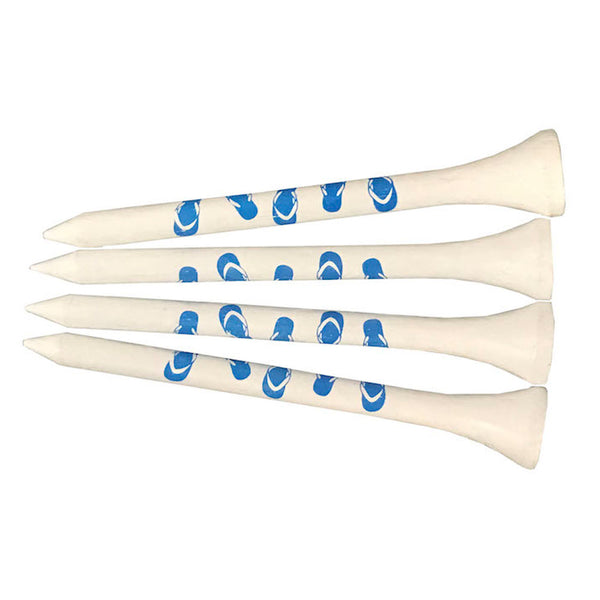 blue flip flops design on white 2.75