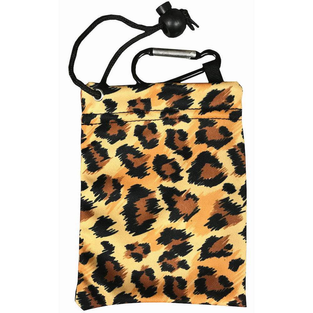 Wild About Golf Clip On Golf Tee Bag With Four Wooden Golf Tees