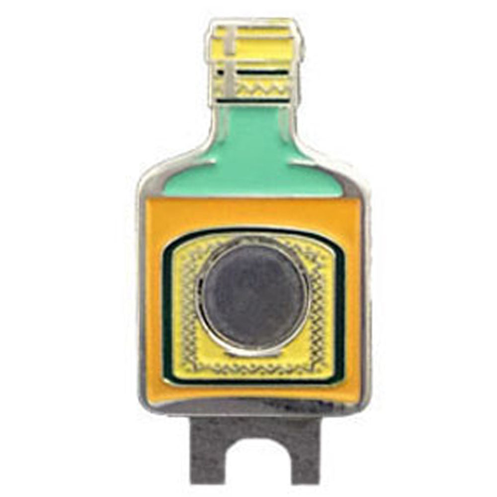 giggle golf tequila bottle shaped hat clip