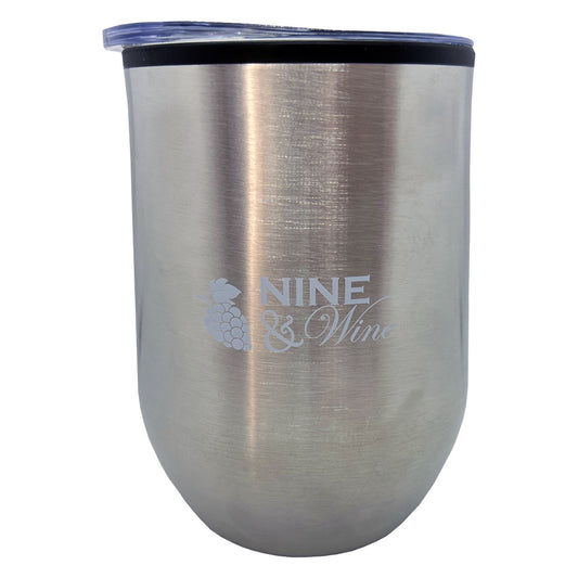 Giggle Golf Nine & Wine Adult Paint Set and Silver Wine Tumbler